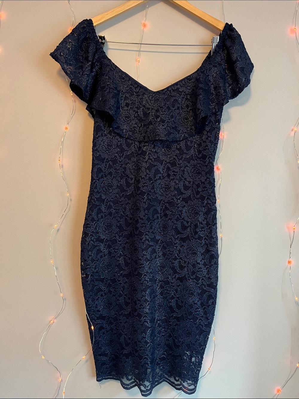 le chateau One-Shoulder Cobalt Blue Dress